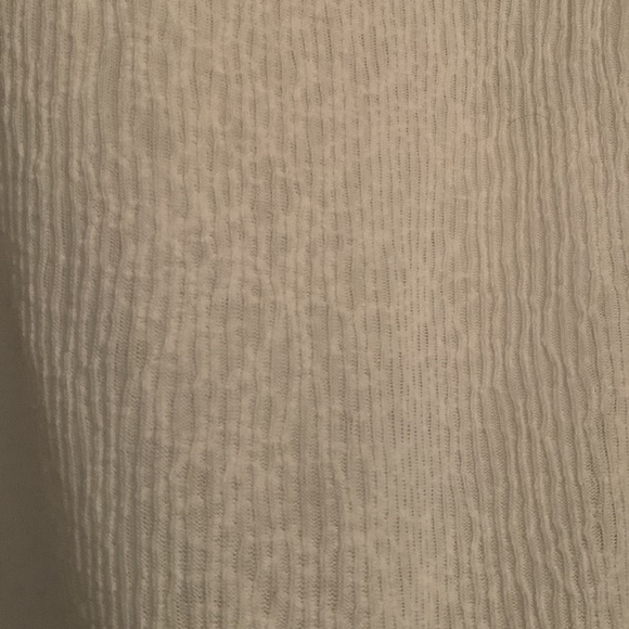 Style & Co. Lacy Top, Long Sleeve, Elevated Tee Style, Mixed Textiles, Feminine - Picture 4 of 8